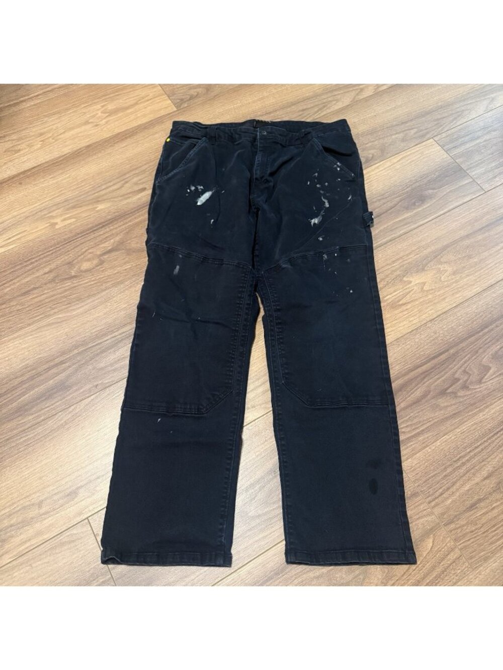 CAT Carpenter Pants Mens 38x32 Black Utility Caterpillar Workwear